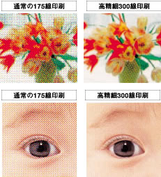 通常印刷との違いのイメージ